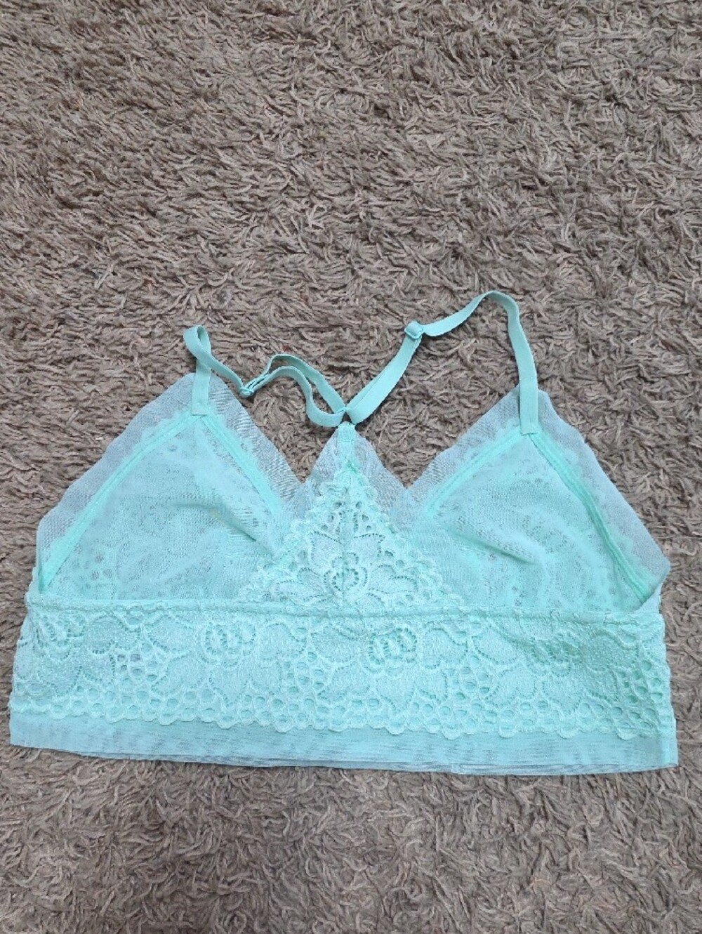 aerie Lace Bralette in Mint - Picture 3 of 5